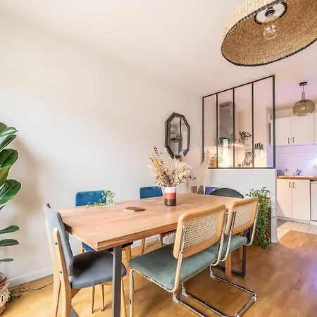 Charming Modern And Bright 4p Apartment Les Lilas